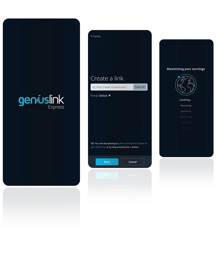Geniuslink Express mobile app